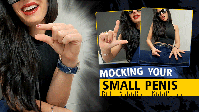 Mocking your small penis